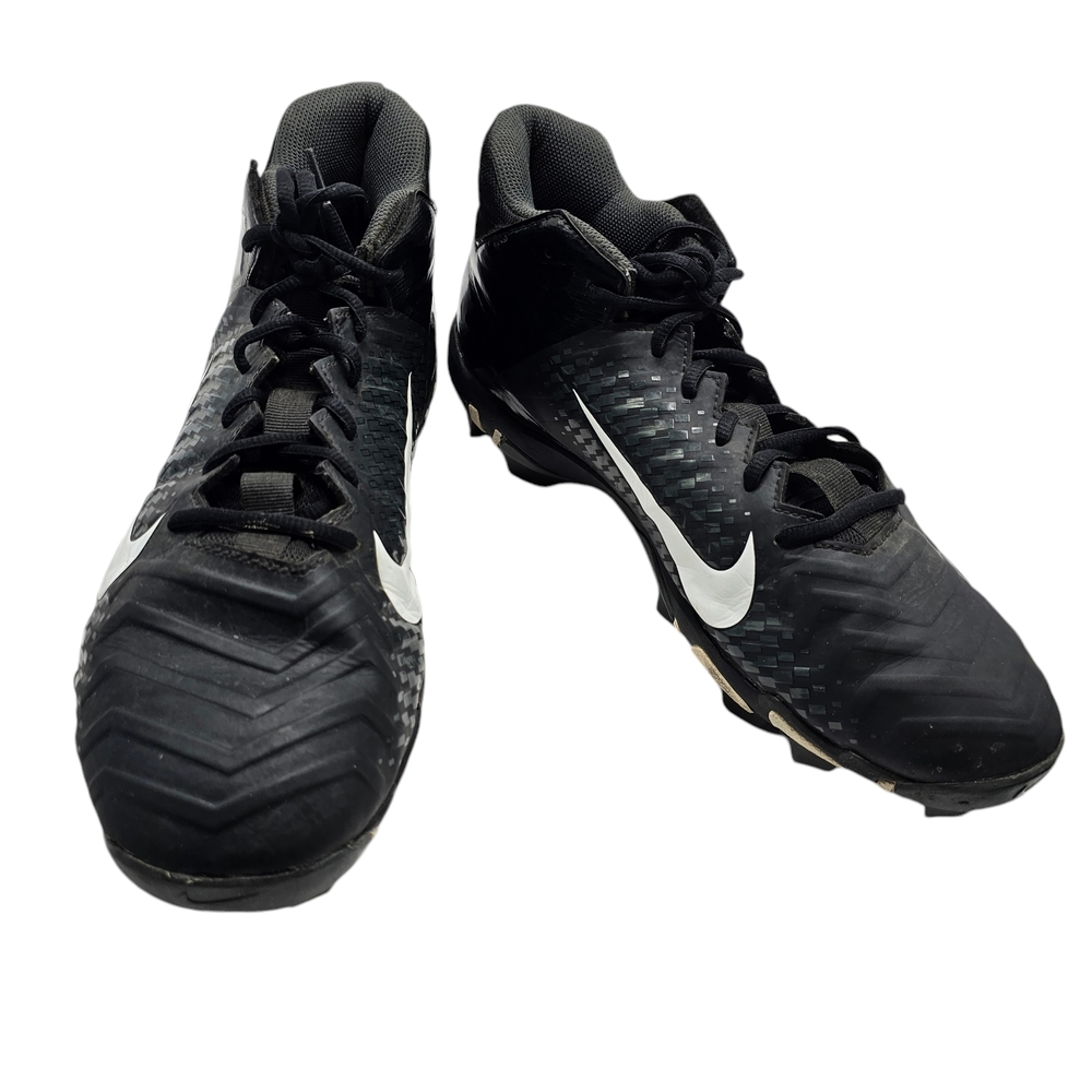 Nike‎ Alpha Fastflex Black and White High-Top Athletic Cleats